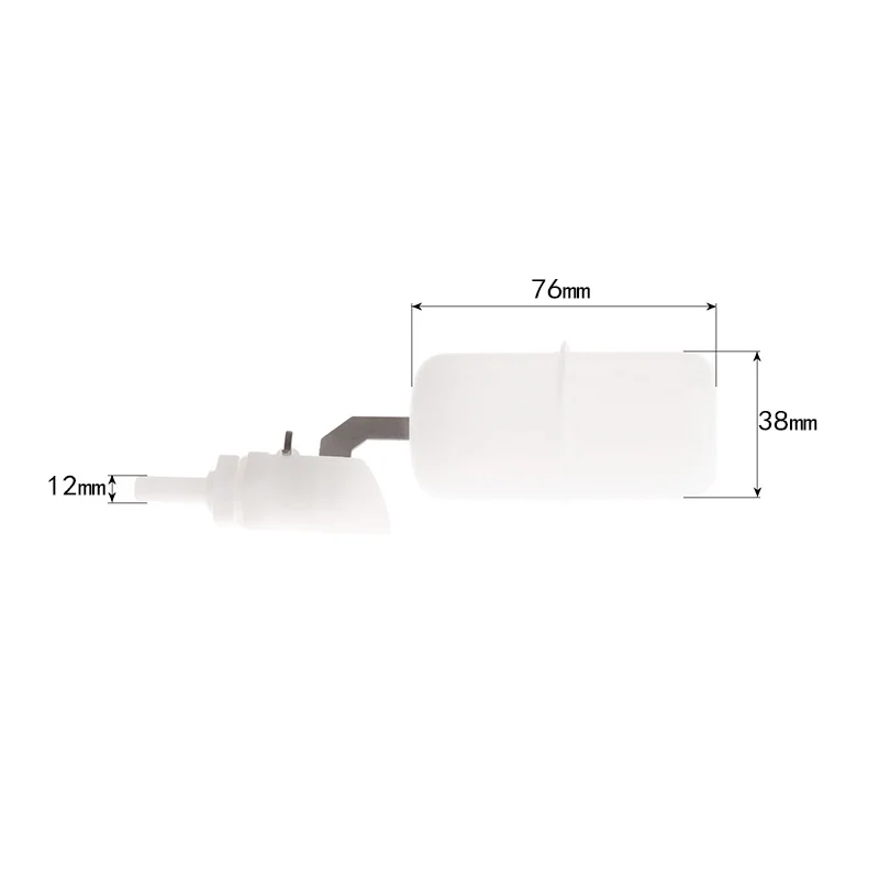Plastic Mini Float Ball Valve Shut Off 1/4 Inch Water Fountain Float Valve Humidifier Float Valve 1 Pcs