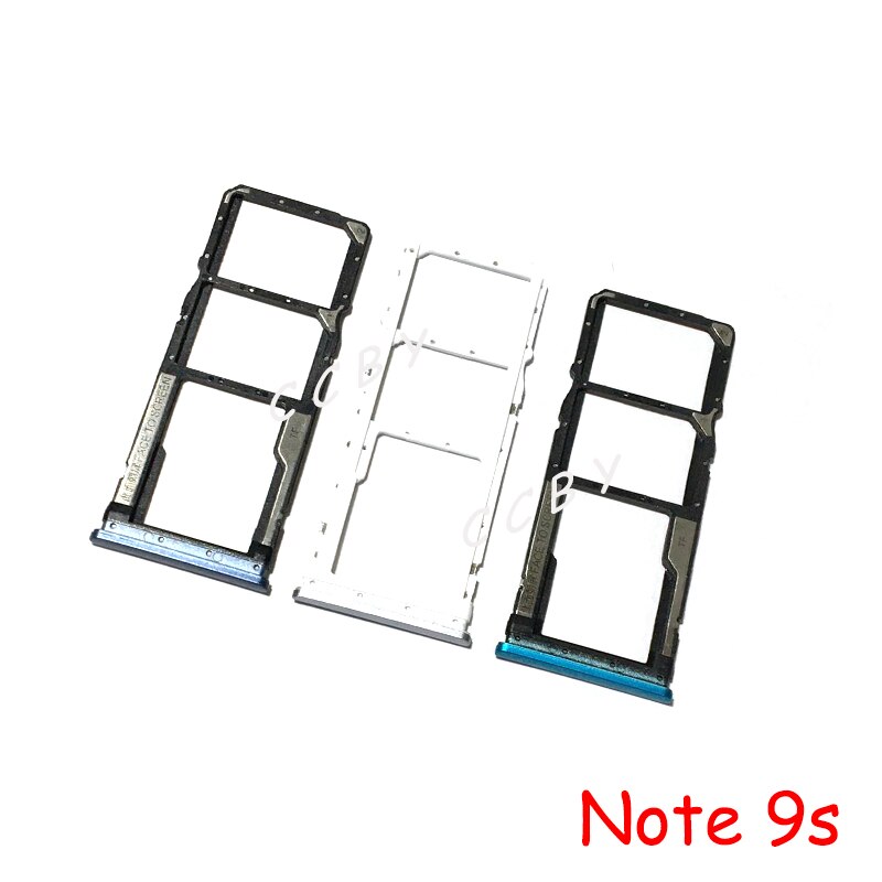 10 st för xiaomi redmi note 9 pro 9s sim-kortfackplatshållare reservdelar