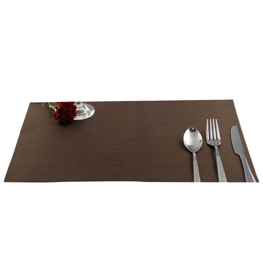 Tapete aislante para mesa de PVC lavable, salvamanteles antideslizante, Occidental: Coffee