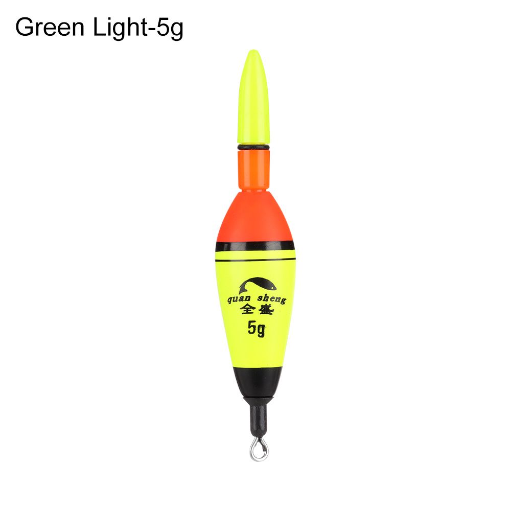 5g-100g Plastic Fishing Night Float Electronic Light Stick Eva Foam Ball Boia Bobber Buoyancy Fishing Accessories: 0.5# / WHITE