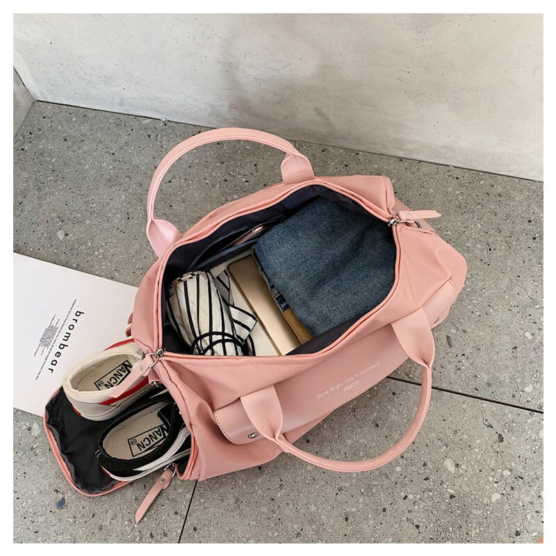 Ansloth Reizen Handtas Vrouwen Oxford Bagage Tas Dames Fitness Tas Grote Capaciteit Sport Schoudertas Vrouwelijke Reizen Duffle HPS797