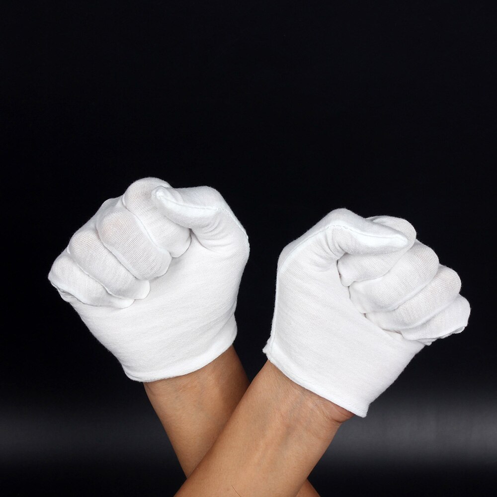 Instrumento Musical de , guantes de rendimiento blancos para saxofón, trompeta, flauta, clarinete, bandas de marcha