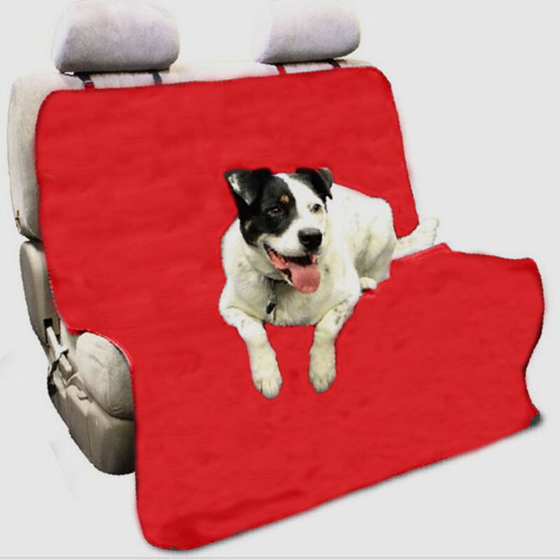 Pet dog cat car home cinturino per sedile anteriore e posteriore tappetino per cani coperta per materasso appeso tappetino di protezione tappetino per auto anti-pelo: red130 x100cm