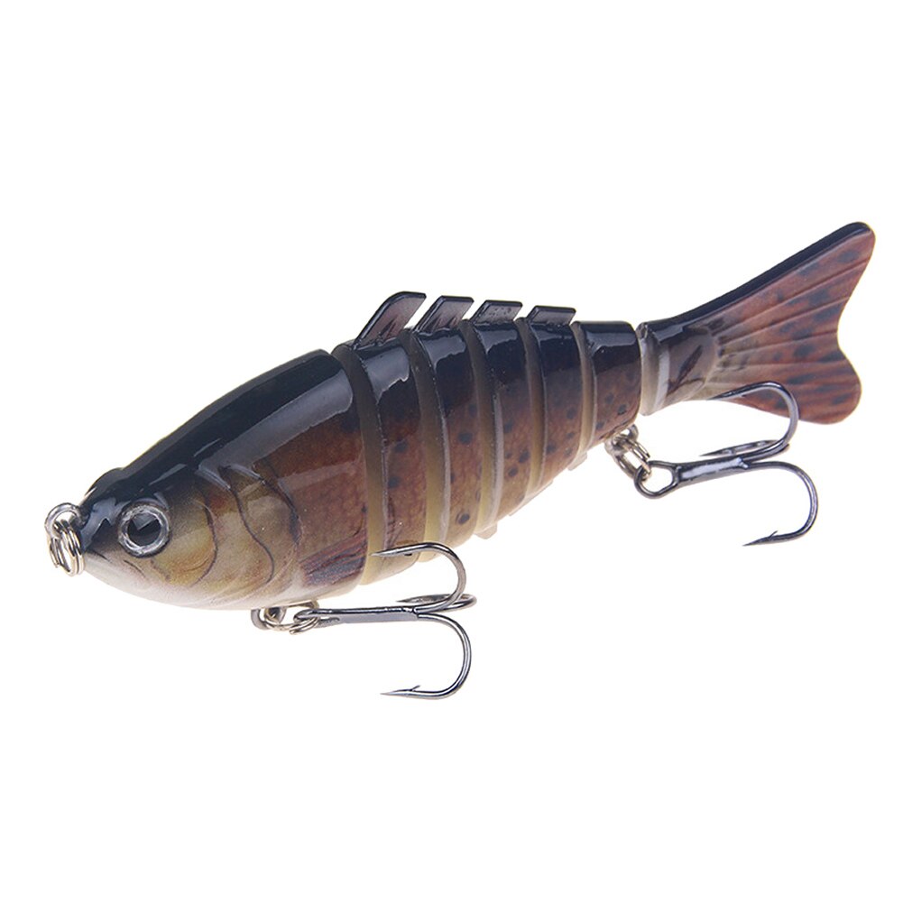 Multi Jointed 10 Cm Levensechte Nep Vissen Lokt Swimbaits Slow Sinking Hard Vissen Lokken DC156: 3