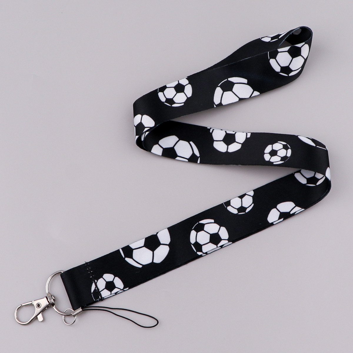 Football Lanyards for Keys Soccer Neck Strap ID Card Gym Cell Phone Straps USB Badge Holder DIY Hang Rope Lariat Lanyard: Default Title