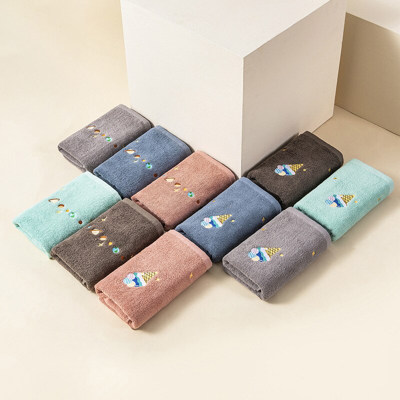 40*90Cm Planeet Katoen Handdoek Borduren Verdikking Mannen En Vrouwen Handdoek Geborduurde Badhanddoek Grote Badstof absorberende Handdoek