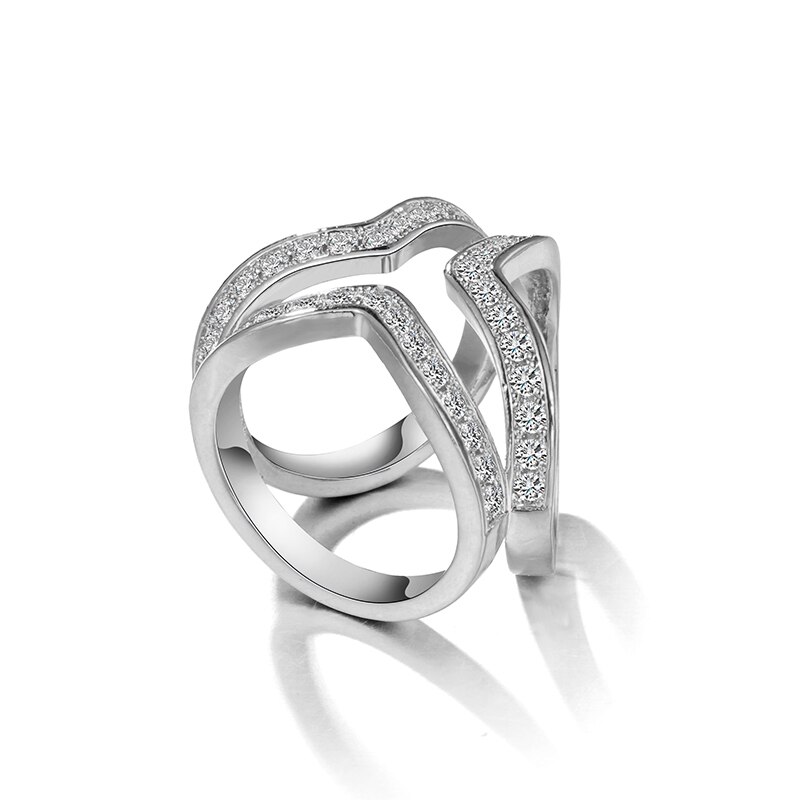 Zirkoon Pave Goud Of Wit Goud Kleur Plated Sjaal Gespen