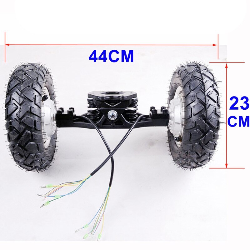 Skateboard lastbil til enkeltaksel nav motor hjul mountain board fjeder lastbil kompatibel med hoverboard motor hjul
