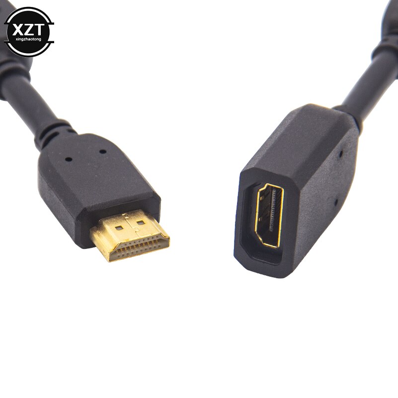 10cm HDMI Extension Cable Male To Female Cable Switcher For Google Chromecast LCD HDTV 4K 1080P