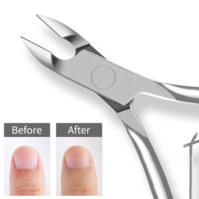 Stainless Steel Toe Nail Nipper Cutter Clipper Ingrown Pedicure Cuticle Scissor