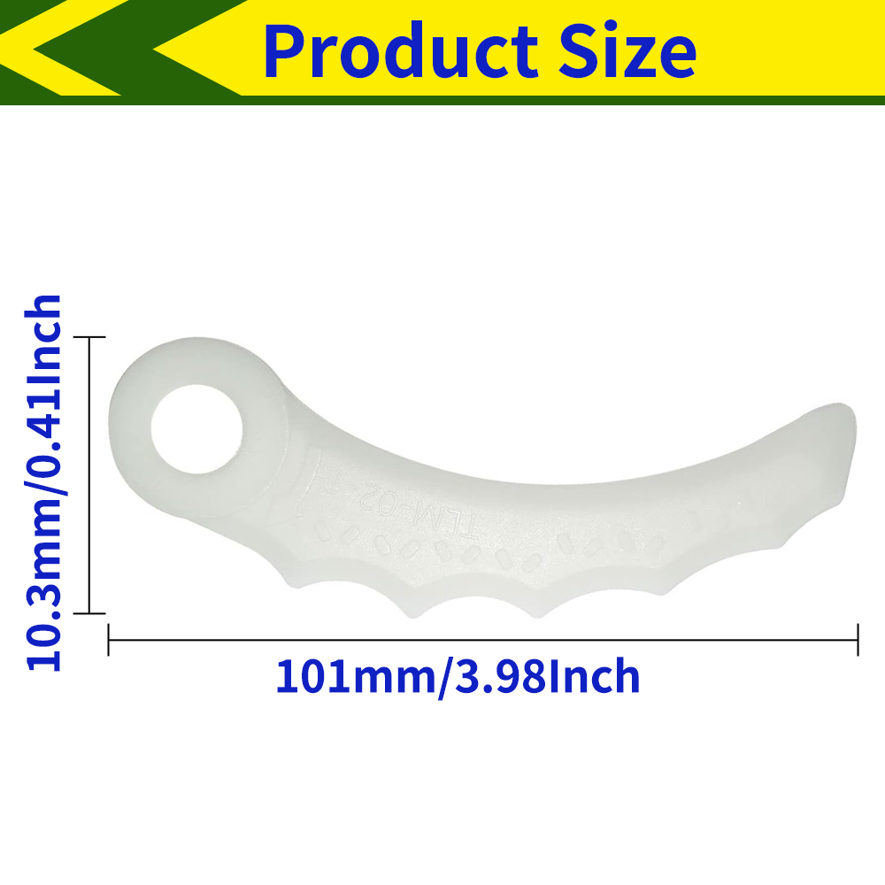8PCS Trimmer Replacement Blades for Makita 198426-9 198383-1 DUR368AZ DUR369AZ DUR368LZ Replacement Blade for 255mm x 3.6mm Head