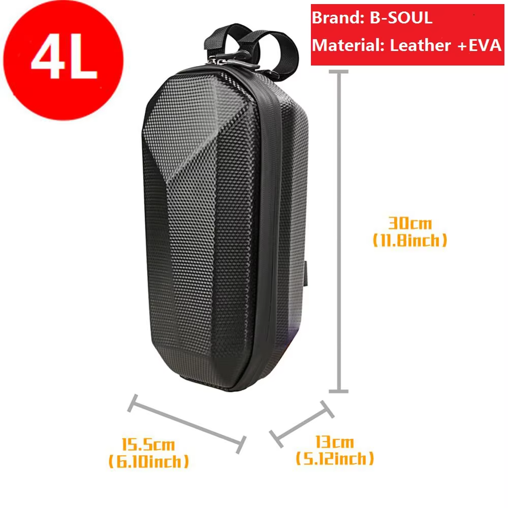 Frame Scooter Hanging Bag 2/3/4/5L Folding Bike Bicycle Pouch Hard Shell Front Waterproof for Outdoor Cycle Biking Entertainment: Red