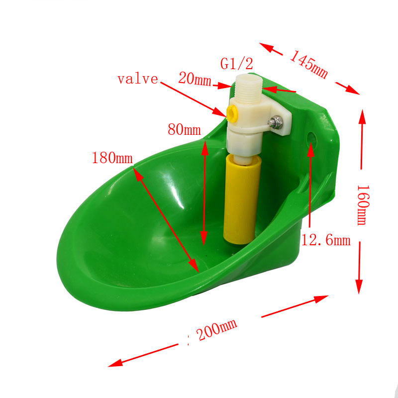 1 pcs Automatic Goat Sheep Waterer Bowl Cow Cattle Feeder Plastic Drinking Animal Equipment Pig Water Feeding Drinking Dispenser