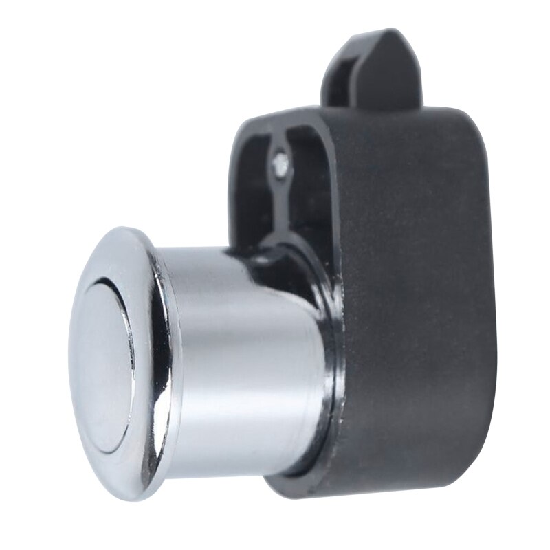 Furniture Hardware Mini Push Lock Button Catch Lock Cupboard Door Knob Camper Caravan RV Cabinet Drawer Push Latch: B