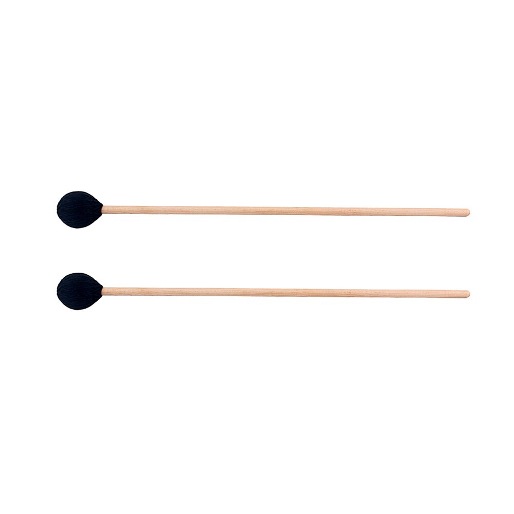 Varillas de tambor de madera de cabeza suave, accesorios de instrumentos de percusión, accesorio de equipo de música, 1 par: Default Title