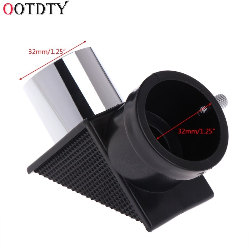OOTDTY-Espejo telescópico de 1,25 pulgadas, adaptador Diagonal Zenith de 90 grados, Prisma óptico positivo, accesorios para oculares astronómicos