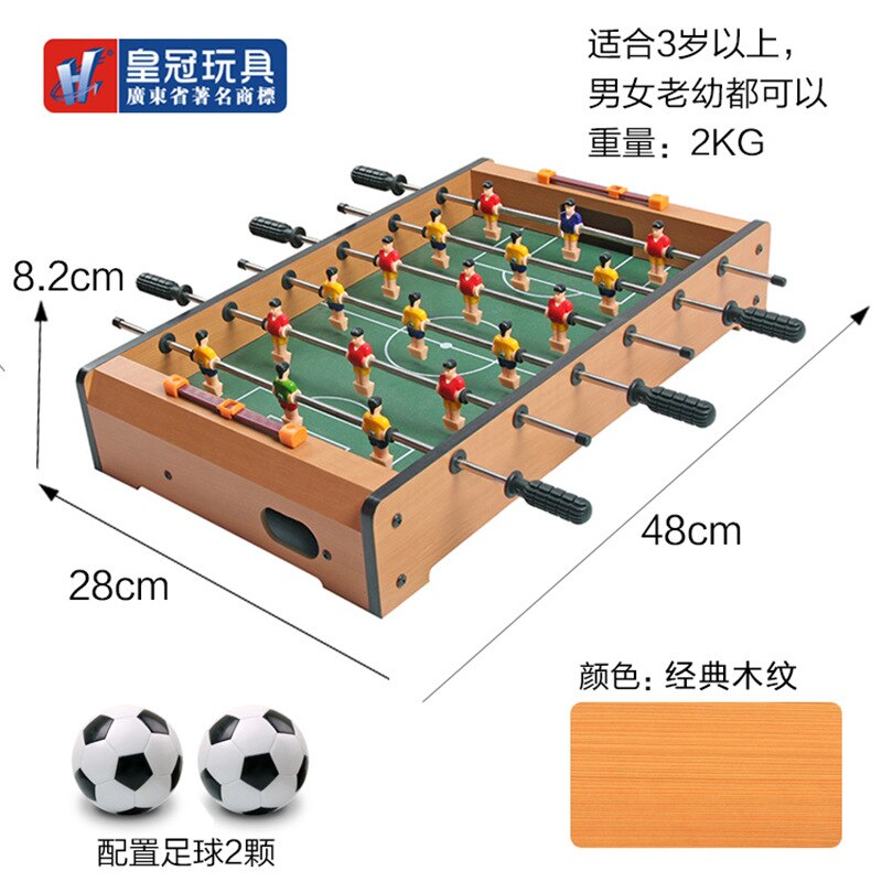Wooden Table Soccer Table Mini 6-pole Table Soccer Machine Double Game Table Football outdoor games
