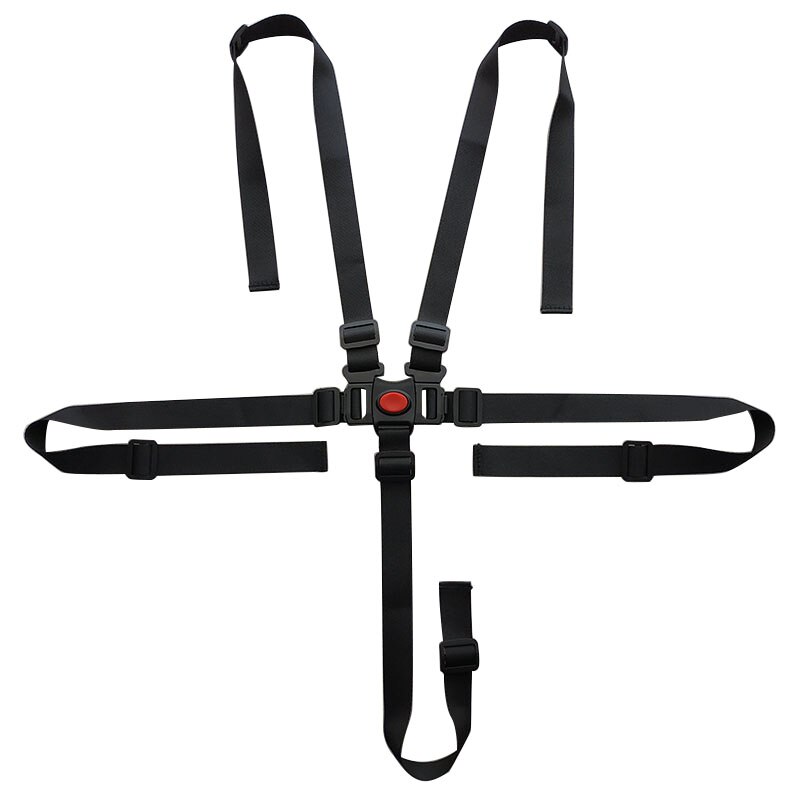 Cinturón de seguridad de hombro PAD Protector para carrito de bebé para cinturón de seguridad de coche Universal Yoyo Yoyaplus Babalo asiento Cybex Bebe Accesorios: black belt