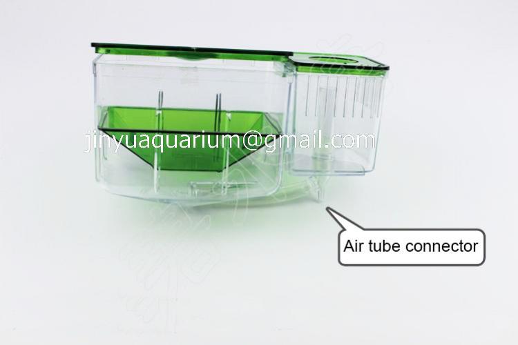 Hatch guppy baby vis aparte doos dubbele set Aquarium kleine vis scheiding box visteelt doos