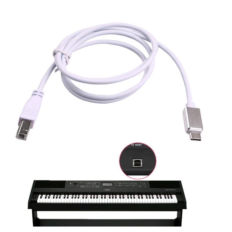 Cable tipo C OTG para LeTV para Huawei, conexión a impresora, línea de micrófono, Piano, tambor electrónico, teclado MIDI