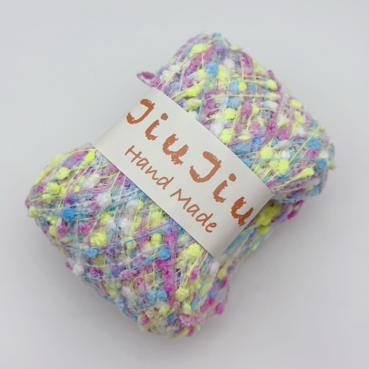 Chrysanthemum Yarn Ball Wool Starry Sky Flower Pattern DIY Hand Woven Coarse Mixed Color Thread Plush Yarn Ball Crochet Hook