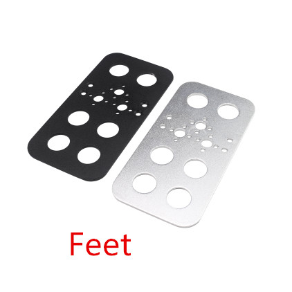Servo Bracket For Standard Servo Steering Bearing Bracket To DIY Humanoid Robot Arm Robotic Part Accessory Platfrom U Beam L Toy: big feet