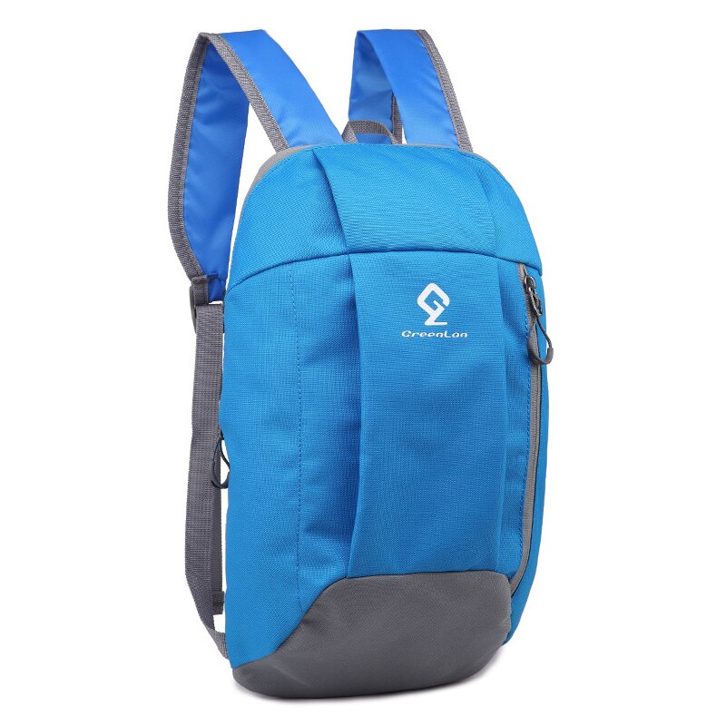 Décontracté Simple petit sac à dos unisexe en plein air Trekking sac à dos hommes femmes 10L léger sac de voyage toile sac à dos pour les filles: Bleu ciel