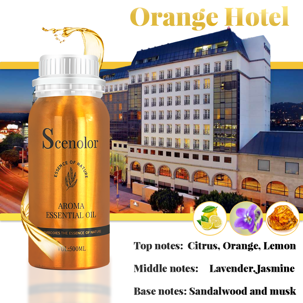 Difusor de fragrância para quarto de hotel, 500ml, para casa, ambientador, dispositivo de perfume, purificador de ar, umidificador, carro, óleo essencial