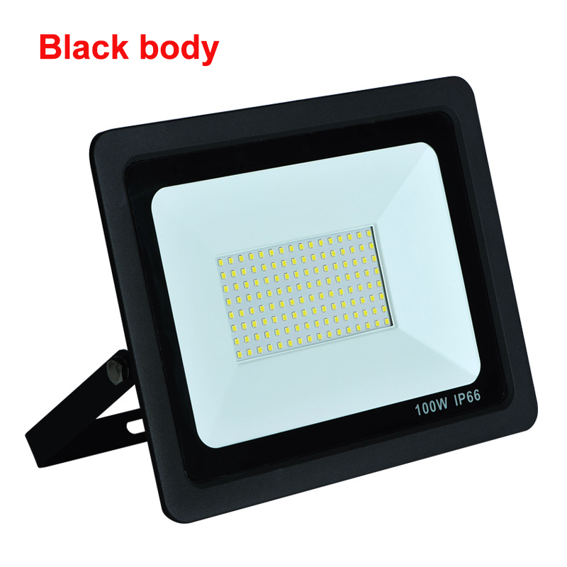 Waterproof Outdoor Wall Garden Spot Reflector Exterior Security Foco Lamp 220V 10W 20W 30W 50W 100W Led Flood Light ZFG0012: Black body / 10W / Warm white