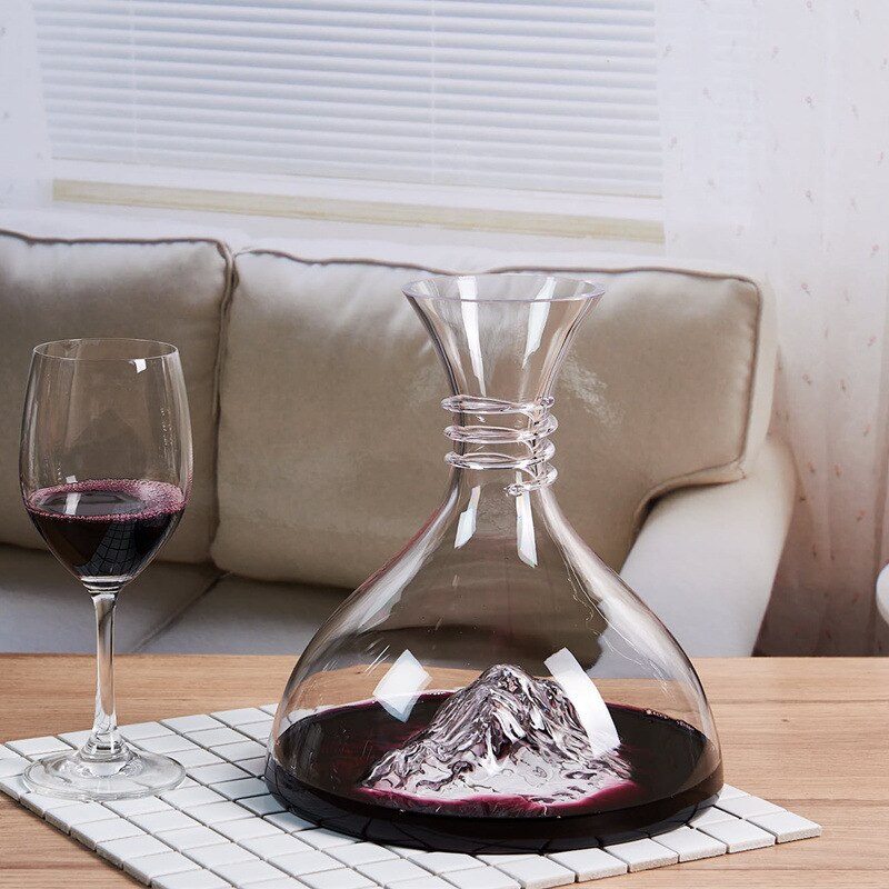 Iceberg Decanter Ice Decanter Lead-free Crystal Glass Red Wine Decanter Wine Decanter High-end