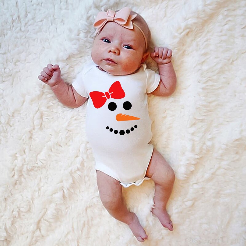 Dermspe sommer-Baby-strampler für jungen und mädchen, kurzärmelig, mit buchstabenprint, niedlichem Karikatur-motiv, aus baumwolle, weiß, Ich bin angebot