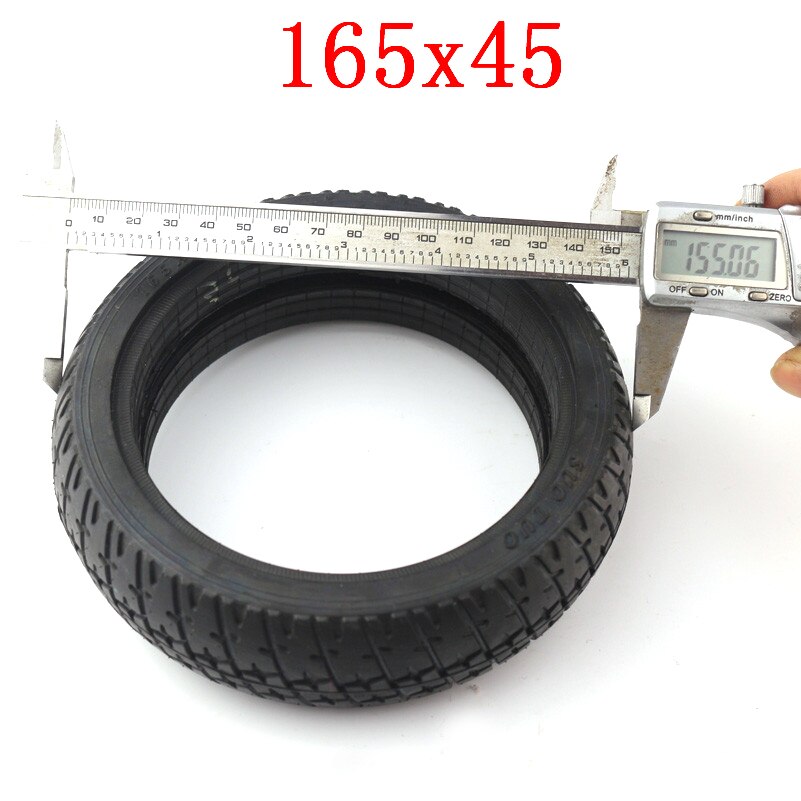 Neumático sólido de gran para Hoverboard, piezas de repuesto de patinete eléctrico de autobalance, 6,5x45, 6,5 pulgadas