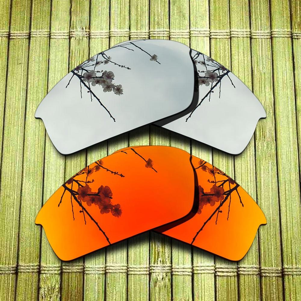 Polarized Replacement Lense For-Oakley Bottlecap Sunglasses Frame True Color Mirrored Coating - Options: 1x Chrome-1x Red