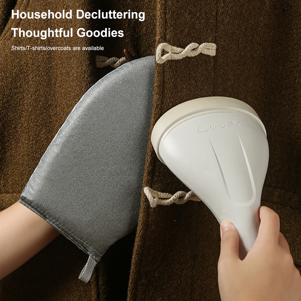 Tabla de planchar de mano de tela, guantes de planchado a vapor resistentes al calor, manopla de vapor para tienda de ropa