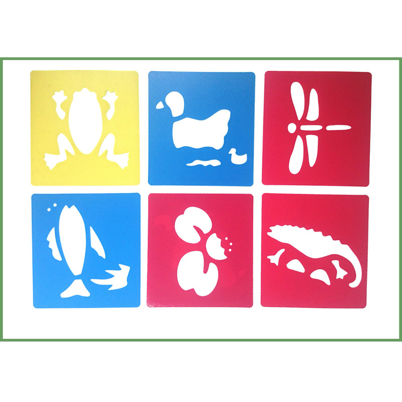 DIY Children's Painting Dinosaur Animal Car Template Pattern Stencils Suit Kids Painting Early Children Educational Toy: 06