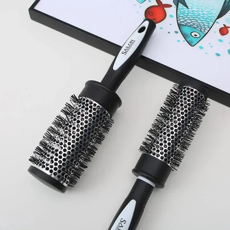 Rooling Comb Hair Styling Hair Brush Nylon Comb Cylinder Curly ... – Grandado