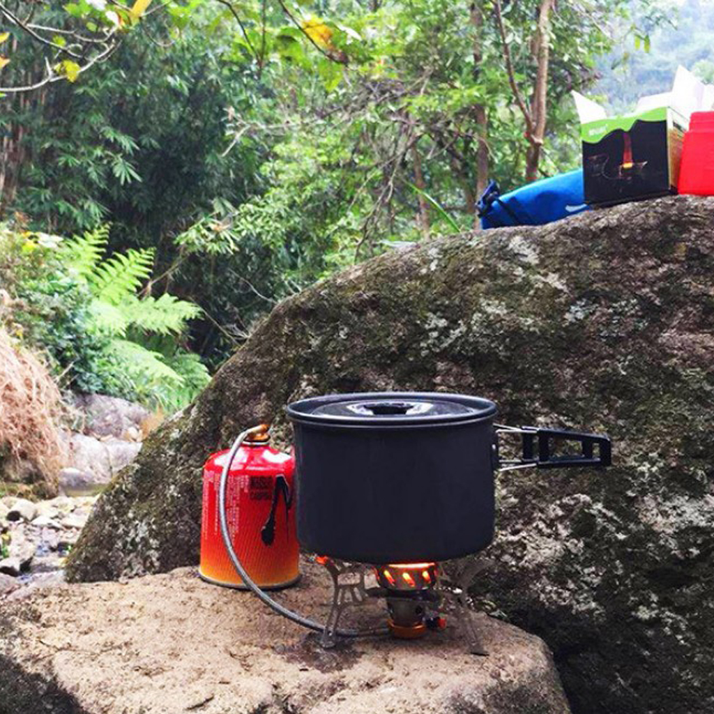 Camping gryde udendørs køkkengrej vandreture madlavning udstyr kogesæt letvægts backpacking suppe gryde s / m