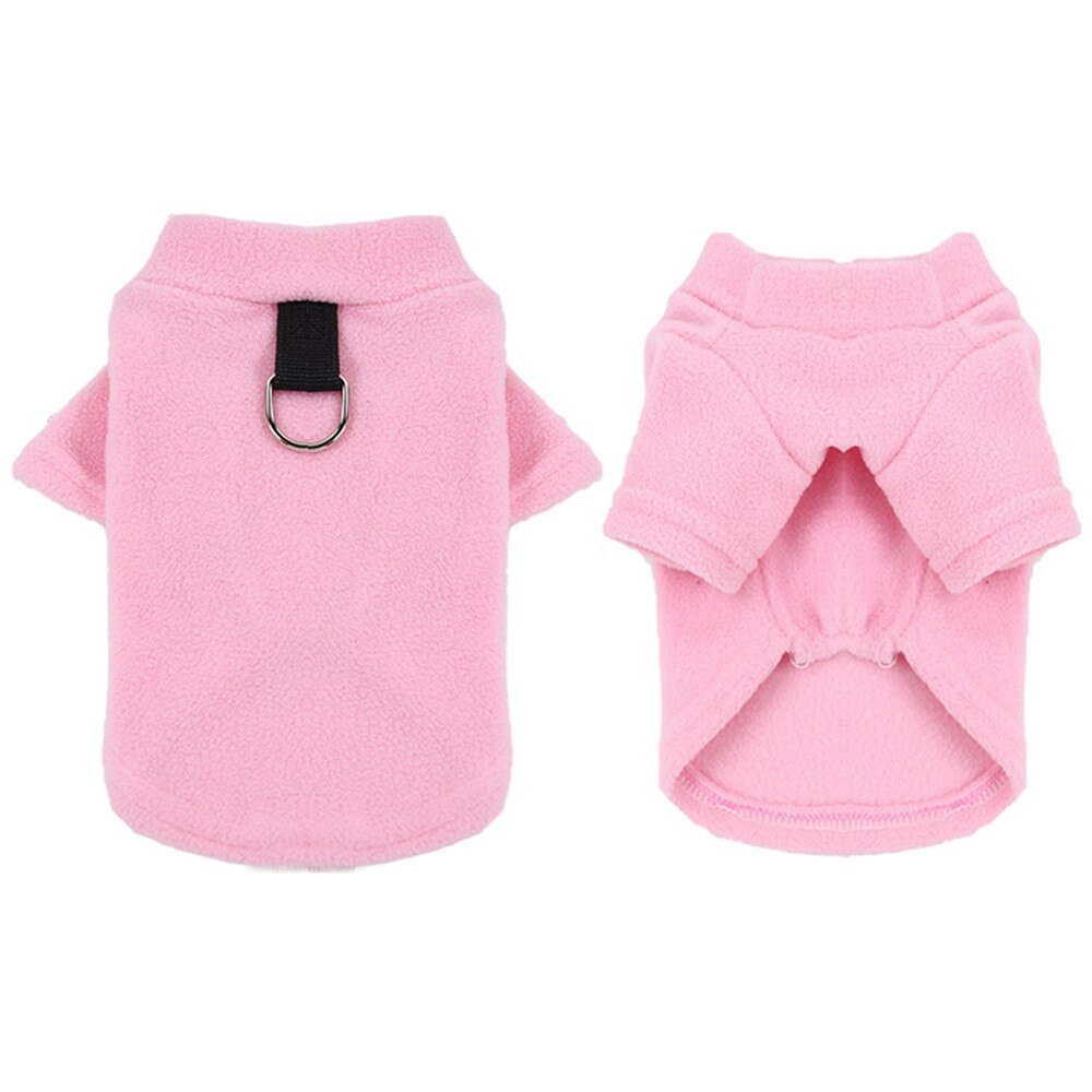Vinter kjæledyr hund hettegensere varme fleece hundeklær til bulldog chihuahua vinter kjæledyr jumpsuit for hunder katter myk hund sweatshirt frakk