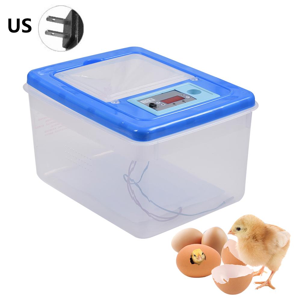 30-34pcs Eggs Automatic Egg Incubator Temperature Control Highly Transparent Egg Breeding Device For Home Use: US