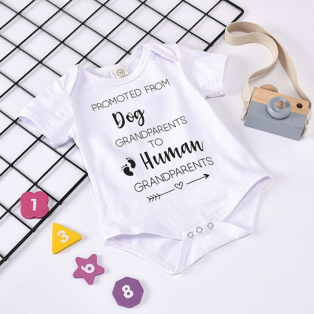 Newborn Infant Romper Baby Girls Boys Classic Print Bodysuit Casual Clothes Toddler Newborn Outfits Jumpsuit Clothing One-Pieces
