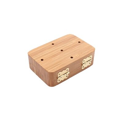 Ręcznie bambusowa drewniana mydelniczka, taca na mydło łazienkowe, naturalny kwadrat mydelniczka, odporna na pleśń, mydelniczka robić przechowywania: Default Title