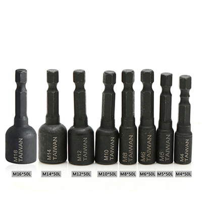 M4-M16 Tap Die Socket Adapter 1/4'' Hex Shank Square Driver Thread Tap Adapter Screw Tapping Chuck for Machine Tap Power Drill: 8PCS