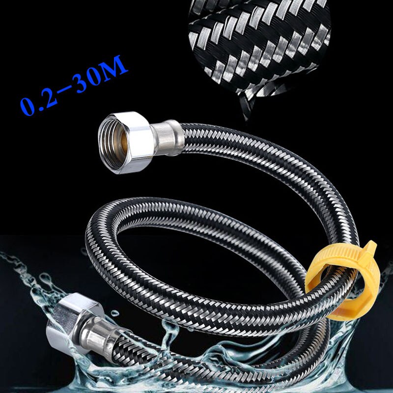 LASO kitchen hose for faucet explosion proof 0.2-10M heater water hose stainless bath shower hose Basin Toilet pipe flexible