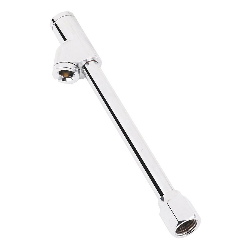 Car Inflatable Tool Chuck Heavy Duty Tires Filler FNPT Dual Head Air Inflator Compressor Tire Repair Tools 160mm Silver