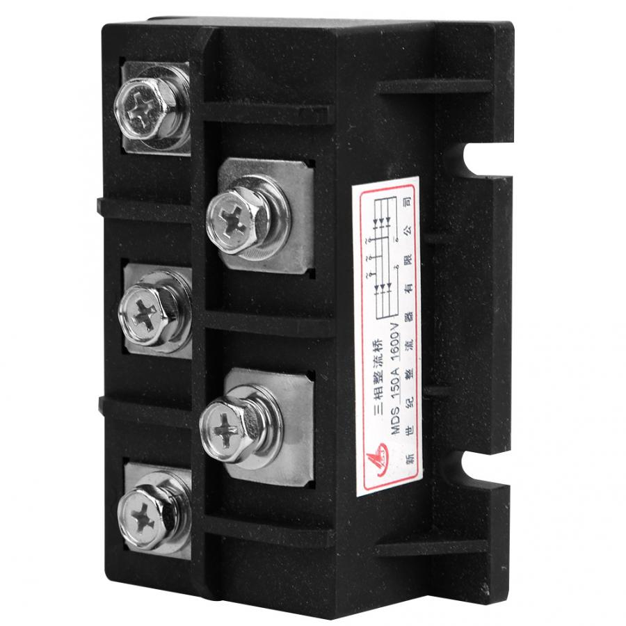 150a 1600v gelijkrichtermodule volt silicium 3 fase diode metalen behuizing bruggelijkrichtermodule 5 aansluitingen