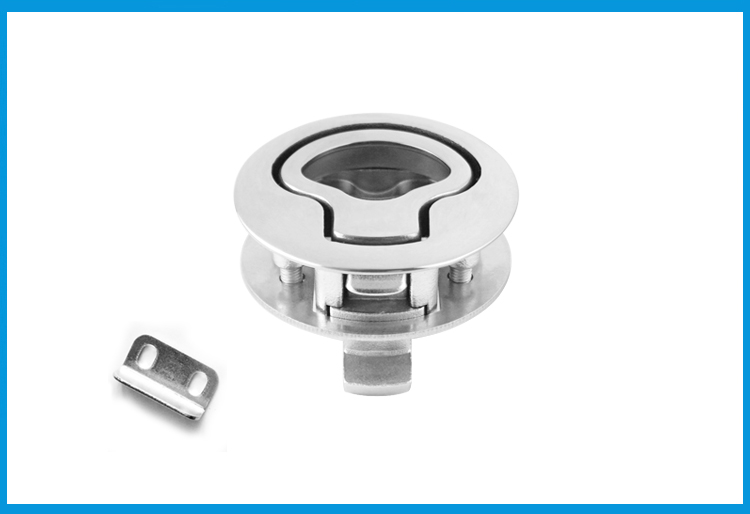 marine grade stainless steel 316 NO key Flush Boat marine Latch Flush Pull Latches Slam lift handle Deck Hatch marine hardware