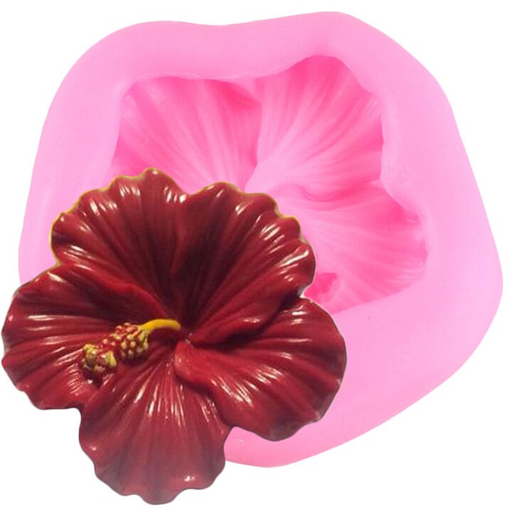 Moule en Silicone flamant rose, fleur, tortue, feuille, chocolat, Fondant, fête d&#39;été, outils de décoration de gâteaux, résine, argile: CC460