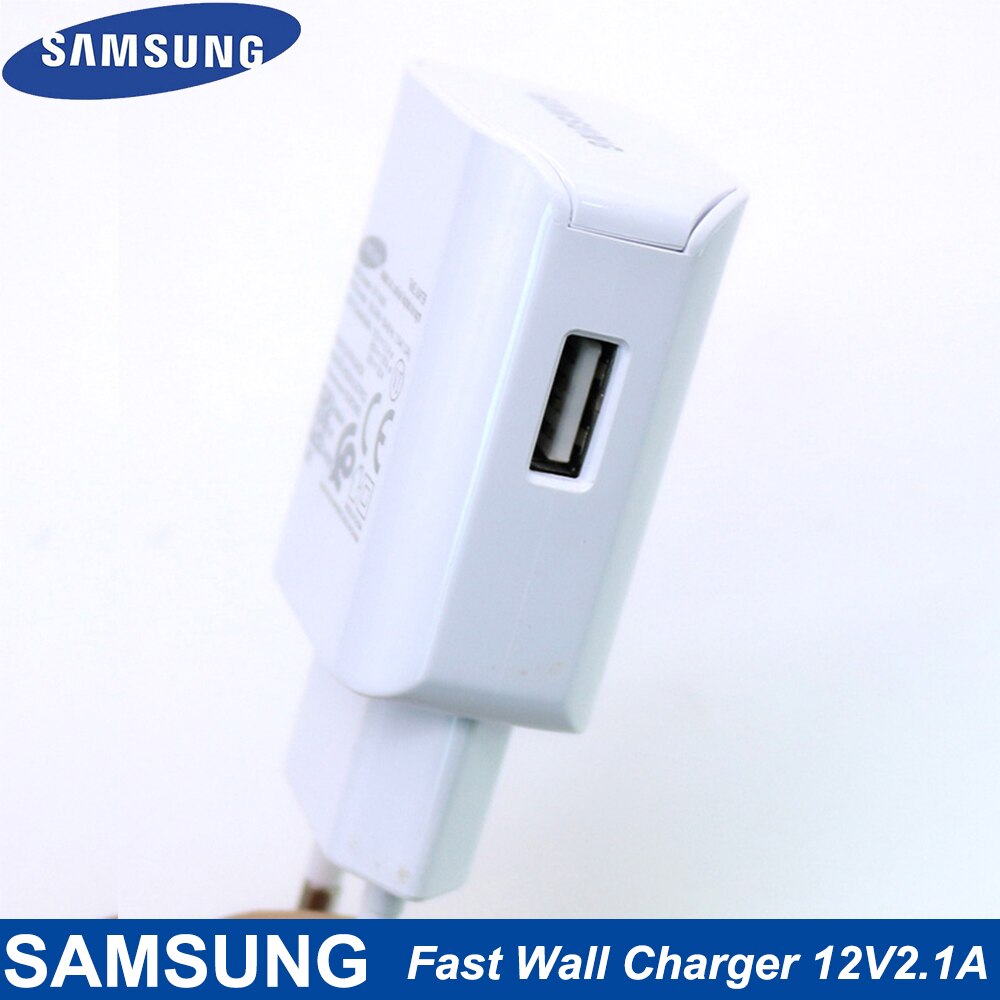 Samsung-cargador rápido de pared para Samsung Galaxy S10, S9, S8 Plus, S7, Note9, 8, 7 FE, Tab, Note A S, EU, 12V2.1A(25W)