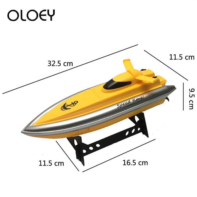 Pojke leksak uppgradering 2.4g höghastighets fjärrkontroll båt elektrisk fjärrkontroll räckvidd 88 m motorbåt modell varar 30 minuter
