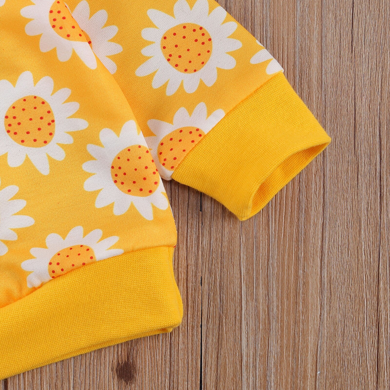 Sweats pour fille 0-24M bébé sweat tournesol hauts de noël pour filles enfants costume non défini bébé fille vêtements sweats à capuche